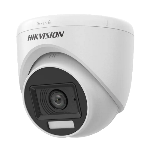 Dual Light - Camera analog 2MP, lentila 2.8mm, IR 20m, WL 20m, TVI/AHD/CVI/CVBS, Mic. - HIKVISION DS-2CE76D0T-LPFS-2.8mm