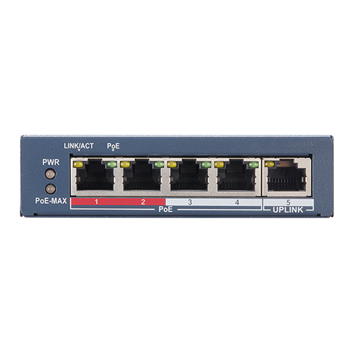 DS-3E1105P-EI | HIKVISION | Switch 4 porturi PoE, 1 port uplink RJ45, SMART Management - HIKVISION DS-3E1105P-EI Switch 4 porturi PoE, 1 port uplink RJ45, SMART Management - HIKVISION DS-3E1105P-EI
