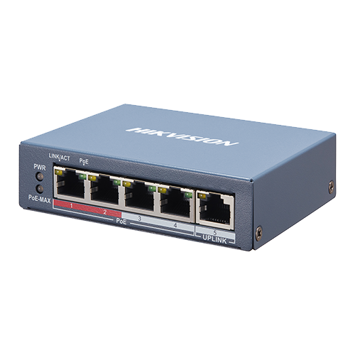 DS-3E1105P-EI | HIKVISION | Switch 4 porturi PoE, 1 port uplink RJ45, SMART Management - HIKVISION DS-3E1105P-EI Switch 4 porturi PoE, 1 port uplink RJ45, SMART Management - HIKVISION DS-3E1105P-EI