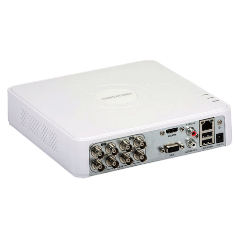 DVR 8 canale video 4MP lite, AUDIO HDTVI over coaxial - HIKVISION DS-7108HQHI-K1(S)