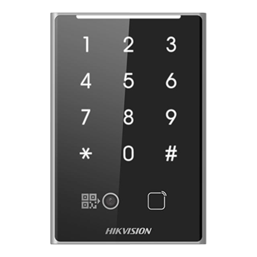 DS-K1109DKB-QR | HIKVISION | Cititor de proximitate MIFAR, cod QR, Wiegand, RS-485, tastatura integrata -HIKVISION DS-K1109DKB-QR Cititor de proximitate MIFAR, cod QR, Wiegand, RS-485, tastatura integrata -HIKVISION DS-K1109DKB-QR