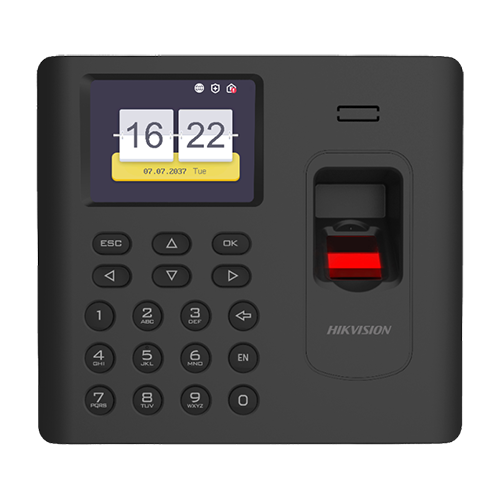 DS-K1A802AMF-B | HIKVISION | Terminal standalone IP de pontaj cu cititor Amprenta, Card Mifare, Wi-Fi - HIKVISION DS-K1A802AMF-B Terminal standalone IP de pontaj cu cititor Amprenta, Card Mifare, Wi-Fi - HIKVISION DS-K1A802AMF-B