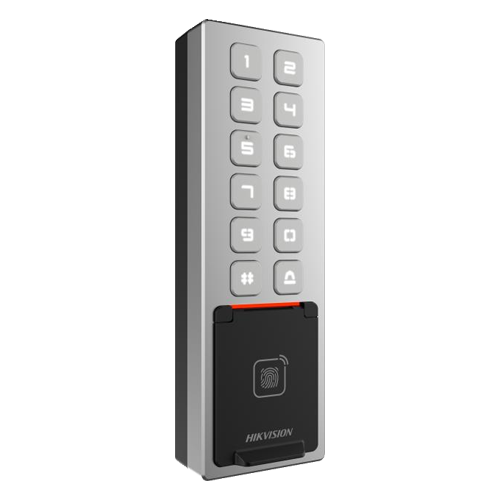 DS-K1T805MBFWX | HIKVISION | Terminal control acces, PIN/Card M1/amprenta/bluetooth, Wiegand, Wi-Fi, RS485, Alarma, IK08 - HIKVISION DS-K1T805MBFWX Terminal control acces, PIN/Card M1/amprenta/bluetooth, Wiegand, Wi-Fi, RS485, Alarma, IK08 - HIKVISION DS-K1T805MBFWX