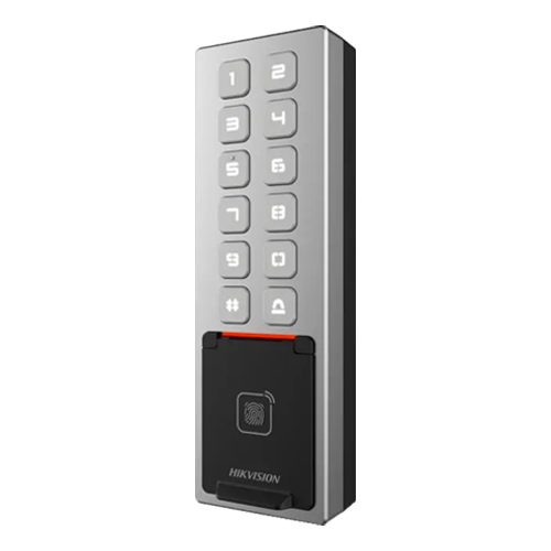 DS-K1T805MBFWX | HIKVISION | Terminal control acces, PIN/Card M1/amprenta/bluetooth, Wiegand, Wi-Fi, RS485, Alarma, IK08 - HIKVISION DS-K1T805MBFWX Terminal control acces, PIN/Card M1/amprenta/bluetooth, Wiegand, Wi-Fi, RS485, Alarma, IK08 - HIKVISION DS-K1T805MBFWX