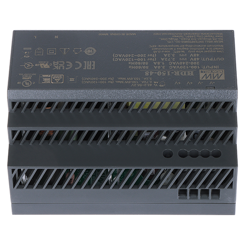 Sursa alimentare 48V DC, 3.2A, 150W, montaj sina DIN - HIKVISION DS-KAW150-4N