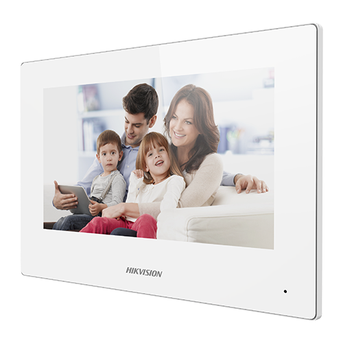 Monitor videointerfon TCP/IP Wireless, Touch Screen TFT LCD 7inch , alb - HIKVISION DS-KH6320-WTE1-W – HIKVISION DS-KH6320-WTE1-W