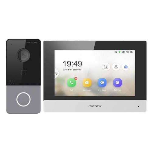 DS-KIS603-P | HIKVISION | KIT videointerfon TCP/IP pentru 1 familie, monitor TFT LCD 7 inch - HIKVISION DS-KIS603-P KIT videointerfon TCP/IP pentru 1 familie, monitor TFT LCD 7 inch - HIKVISION DS-KIS603-P