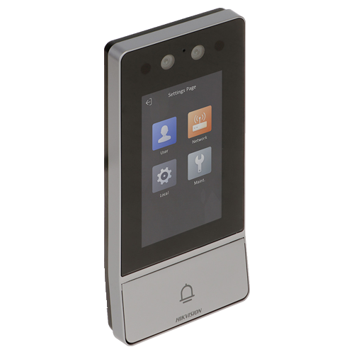 DS-KV9503-WBE1 | HIKVISION | Videointerfon TCP/IP, 4.3 touch screen, camera 2MP, recunoastere faciala/Card/PIN/QR, PoE, IK08 - HIKVISION DS-KV9503-WBE1 Videointerfon TCP/IP, 4.3 touch screen, camera 2MP, recunoastere faciala/Card/PIN/QR, PoE, IK08 - HIKVISION DS-KV9503-WBE1