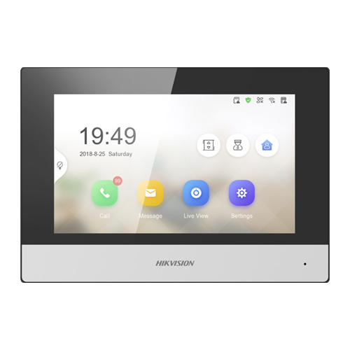 DS-KH6320Y-WTE2 | HIKVISION | Monitor videointerfon Touch Screen TFT LCD 7 inch, conectare 2 fire, Wifi - HIKVISION DS-KH6320Y-WTE2 Monitor videointerfon Touch Screen TFT LCD 7 inch, conectare 2 fire, Wifi - HIKVISION DS-KH6320Y-WTE2