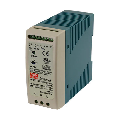 DRC-40A | MeanWell | Sursa de alimentare in comutatie, 13.8V / 2.9A, sina DIN, backup - MEAN WELL DRC-40A Sursa de alimentare in comutatie, 13.8V / 2.9A, sina DIN, backup - MEAN WELL DRC-40A
