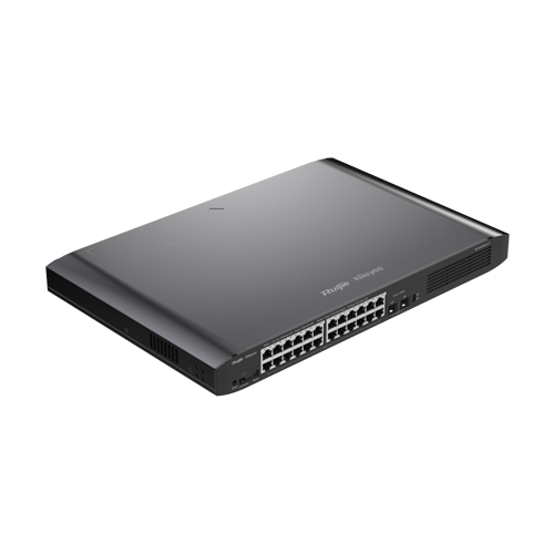 RG-ES226GC-P | Ruijie Networks | Switch 24 porturi PoE+, 2 porturi SFP, Gigabit, Cloud Management - Ruijie RG-ES226GC-P Switch 24 porturi PoE+, 2 porturi SFP, Gigabit, Cloud Management - Ruijie RG-ES226GC-P