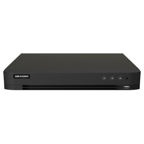 DVR AcuSense 16 ch., 5MP + 8 ch. IP 6MP, Alarma I/O, VCA - HIKVISION iDS-7216HQHI-M1-XT(16A+4/1ALM)