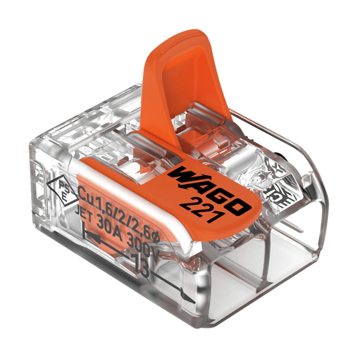 221-612 | WAGO | Conector derivatie 2 fire, max. 6 mm² (50 buc.) - WAGO 221-612 Conector derivatie 2 fire, max. 6 mm² (50 buc.) - WAGO 221-612