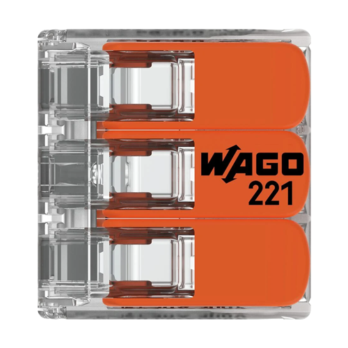 221-613 | WAGO | Conector derivatie 3 fire, max. 6 mm² (30 buc.) - WAGO 221-613 Conector derivatie 3 fire, max. 6 mm² (30 buc.) - WAGO 221-613