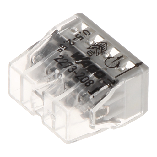 2273-208 | WAGO | Conector compact de imbinare, 8 fire, max. 2.5 mm² (50 buc.) - WAGO 2273-208 Conector compact de imbinare, 8 fire, max. 2.5 mm² (50 buc.) - WAGO 2273-208