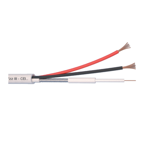 MCX75-2x0.5 | ELAN | Cablu Microcoaxial + alimentare 2x0.5, Cupru 100%, 100m MCX75-2x0.5 Cablu Microcoaxial + alimentare 2x0.5, Cupru 100%, 100m MCX75-2x0.5