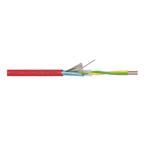 Cablu incendiu 1x2x0.8mm, ecranat, 100m ELN-1x2x08