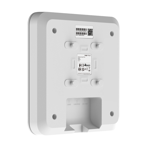 Access Point Wi-Fi 5, AC1300 Dual-Band, 2 dBi, 2 x RJ45 100 Mbps, PoE, Cloud Management - Ruijie RG-RAP2200(F)