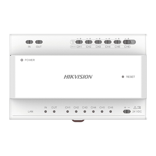 Distribuitor Video/Audio 2 fire pentru 6 posturi - HIKVISION DS-KAD706Y