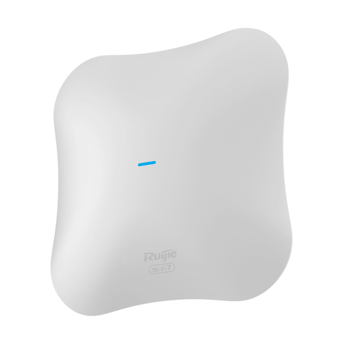 Access Point Wi-Fi 7, BE14000 Tri-Band, 1 x SFP+ 10G, 1 x RJ45 2.5G, PoE, Cloud Management - Ruijie RG-RAP73Pro