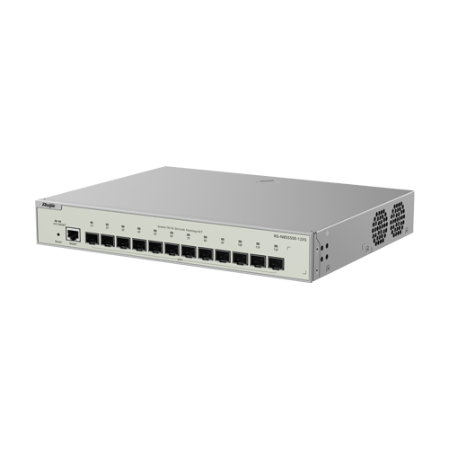 Switch 12 porturi SFP+ 10 Gbps, L3 Cloud Management - Ruijie RG-NBS5500-12XS