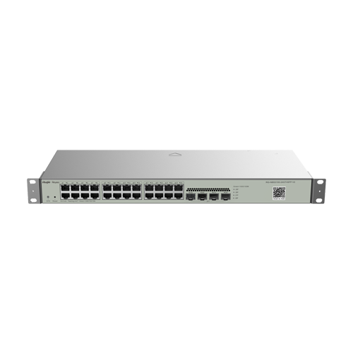 RG-NBS3100-24GT4SFP-V2 | Ruijie Networks | Switch 24 porturi RJ45 Gigabit, 4 porturi SFP, L2 Cloud Management - Ruijie RG-NBS3100-24GT4SFP-V2 Switch 24 porturi RJ45 Gigabit, 4 porturi SFP, L2 Cloud Management - Ruijie RG-NBS3100-24GT4SFP-V2