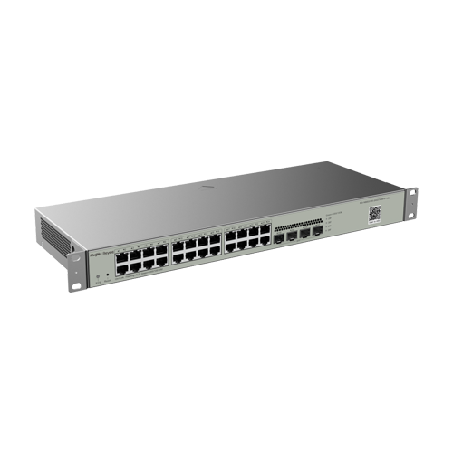 RG-NBS3100-24GT4SFP-V2 | Ruijie Networks | Switch 24 porturi RJ45 Gigabit, 4 porturi SFP, L2 Cloud Management - Ruijie RG-NBS3100-24GT4SFP-V2 Switch 24 porturi RJ45 Gigabit, 4 porturi SFP, L2 Cloud Management - Ruijie RG-NBS3100-24GT4SFP-V2