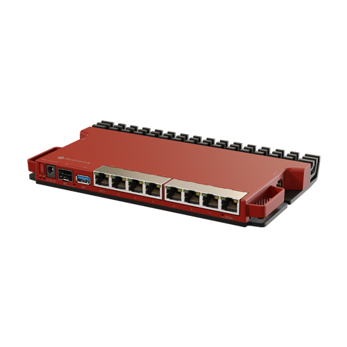 L009UiGS-RM | Mikrotik | Router 8 porturi Gigabit, 1 port PoE IN, 1 port PoE Out, SFP 2.5G, NAND, USB, 1U - MikroTik L009UiGS-RM Router 8 porturi Gigabit, 1 port PoE IN, 1 port PoE Out, SFP 2.5G, NAND, USB, 1U - MikroTik L009UiGS-RM