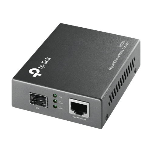 MC220L | TP-LINK | Media Convertor Gigabit SFP MC220L TP-Link Omada MC220L Media Convertor Gigabit SFP MC220L TP-Link Omada MC220L