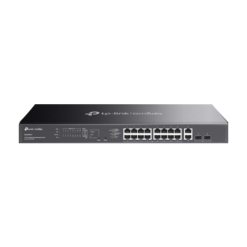 ES220GMP | TP-LINK | Switch 16 porturi PoE RJ45 Gigabit, 2 x SFP 1G, 2 x RJ45 1G, Easy Managed, 1U - TP-Link Omada ES220GMP Switch 16 porturi PoE RJ45 Gigabit, 2 x SFP 1G, 2 x RJ45 1G, Easy Managed, 1U - TP-Link Omada ES220GMP