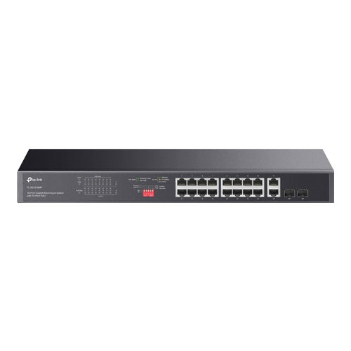 TL-SG1218MP | TP-LINK | Switch 16 porturi PoE+ Gigabit, 2 porturi RJ45 Gigabit, 2 x Combo SFP Gigabit, Unmanaged - TP-Link TL-SG1218MP Switch 16 porturi PoE+ Gigabit, 2 porturi RJ45 Gigabit, 2 x Combo SFP Gigabit, Unmanaged - TP-Link TL-SG1218MP