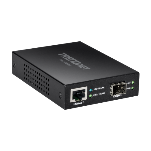 Mediaconvertor 10G SFP+ fibra optica - TRENDnet TFC-10GSFP