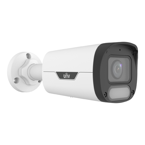 Camera IP Wise-ISP, ColorHunter, 8MP, lentila 4.0mm, WL 30M, Mic, PoE, color 24/7 - UNV IPC2318LE-ADF40KM-WP