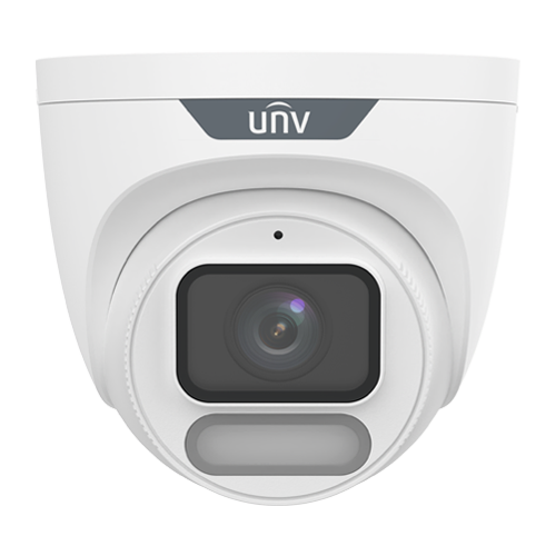 Camera IP Wise-ISP, ColorHunter, 8MP, lentila 2.8mm, WL 30M, Mic, PoE, color 24/7 - UNV IPC3628LE-ADF28K-WP