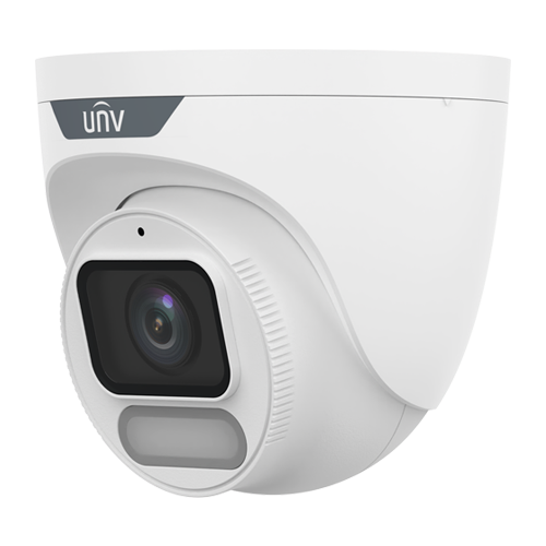 Camera IP Wise-ISP, ColorHunter, 8MP, lentila 2.8mm, WL 30M, Mic, PoE, color 24/7 - UNV IPC3628LE-ADF28K-WP