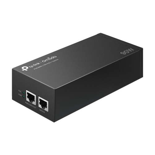 POE380S | TP-LINK | Injector Hi-PoE, 2 x RJ45 10G, 90W - TP-Link Omada POE380S Injector Hi-PoE, 2 x RJ45 10G, 90W - TP-Link Omada POE380S