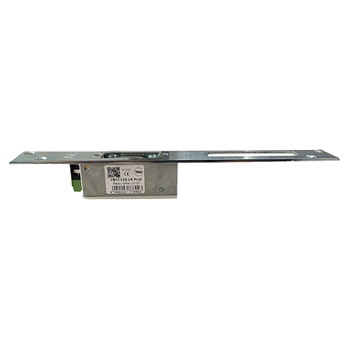Electromagnet fail locked, 12Vcc,  consum redus, 230mA, contact monitorizare cu placa suport lunga  - ASSA ABLOY YB17-12D-LR
