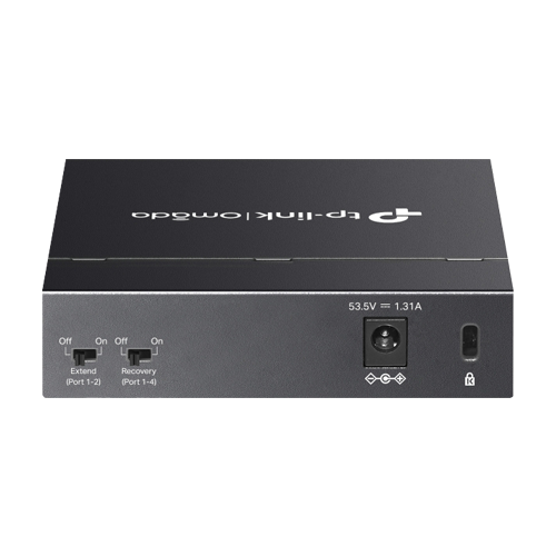 Switch 4 x RJ45 Gigabit PoE, 1 x RJ45 1G, Buget PoE 65W, Unanaged - TP-Link Omada DS105GP