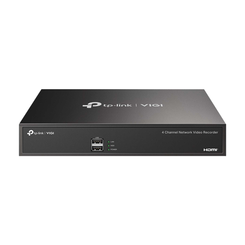 NVR 4K, 4 canale max. 8MP, Audio IN/OUT, 1 x SATA - TP-Link VIGI VIGINVR1004H