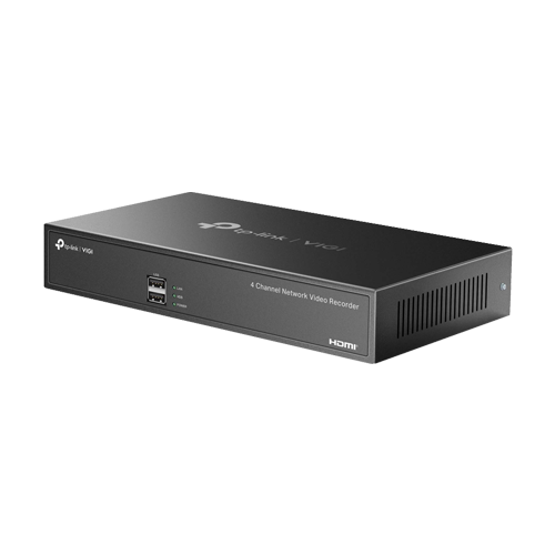 NVR 4K, 4 canale max. 8MP, Audio IN/OUT, 1 x SATA - TP-Link VIGI VIGINVR1004H