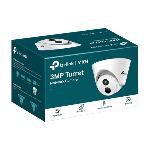 VIGIC400HP-4 | TP-LINK | Camera IP 3MP, lentila 4mm, IR 30m - TP-Link VIGI VIGIC400HP-4 Camera IP 3MP, lentila 4mm, IR 30m - TP-Link VIGI VIGIC400HP-4