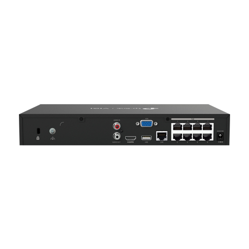 NVR 4K, 8 canale max. 8MP, 8 porturi PoE, Buget PoE 53W, Audio IN/OUT, 1 x SATA, 1U - TP-Link VIGI VIGINVR1008H-8P