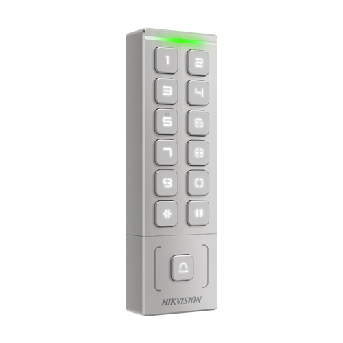 DS-K1T809MX | HIKVISION | Terminal control acces, PIN/Card M1, Wiegand 26/34, Alarma - HIKVISION DS-K1T809MX Terminal control acces, PIN/Card M1, Wiegand 26/34, Alarma - HIKVISION DS-K1T809MX