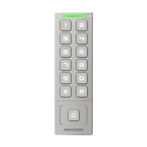 DS-K1T809MX | HIKVISION | Terminal control acces, PIN/Card M1, Wiegand 26/34, Alarma - HIKVISION DS-K1T809MX Terminal control acces, PIN/Card M1, Wiegand 26/34, Alarma - HIKVISION DS-K1T809MX