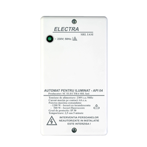 Automat pentru iluminat holurile sau scarile de bloc - ELECTRA  API.11A