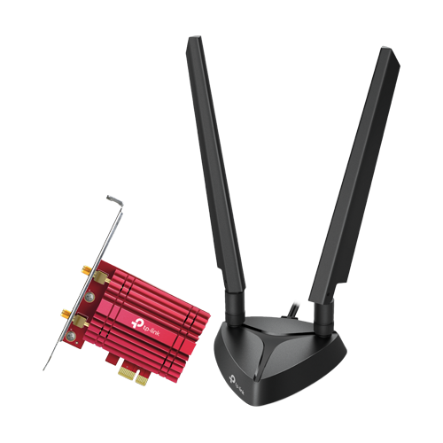 Adaptor PCI-E Bluetooth 5.3, Wi-Fi 6E, AXE5400 Tri-Band, 2 x Antene High-Gain - TP-Link ArcherTXE75E