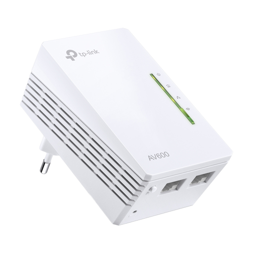TL-WPA4220 | TP-LINK | Powerline AV600, Wi-Fi 4, N600 2.4GHz, 2 x RJ45 10/100 Mbps - TP-Link TL-WPA4220 Powerline AV600, Wi-Fi 4, N600 2.4GHz, 2 x RJ45 10/100 Mbps - TP-Link TL-WPA4220