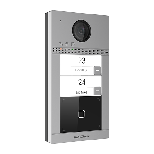 DS-KV8213-WME1 | HIKVISION | Panou exterior videointerfon TCP/IP pentru 2 familii, Wi-Fi 2.4GHz, control acces integrat - HIKVISION DS-KV8213-WME1 Panou exterior videointerfon TCP/IP pentru 2 familii, Wi-Fi 2.4GHz, control acces integrat - HIKVISION DS-KV8213-WME1