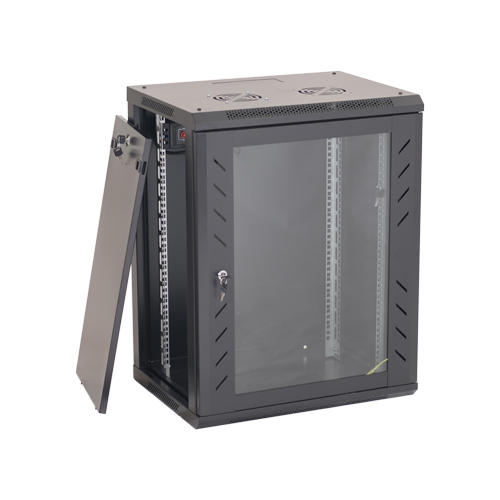Rack perete 15U 19 600x450, negru - ASYTECH Networking ASY-15U-6045W