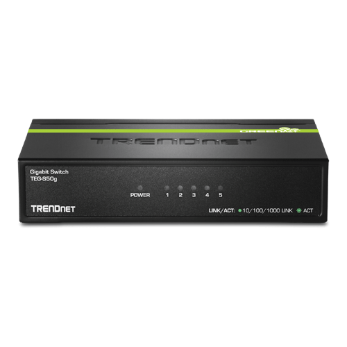 TEG-S50G | TRENDnet | Switch GREENnet 5 porturi Gigabit - TRENDnet TEG-S50G Switch GREENnet 5 porturi Gigabit - TRENDnet TEG-S50G